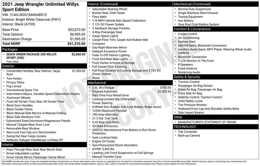jeep wrangler unlimited 2021 1C4HJXDG1MW648515 image jeep wrangler unlimited 2021 1C4HJXDG1MW648515 image